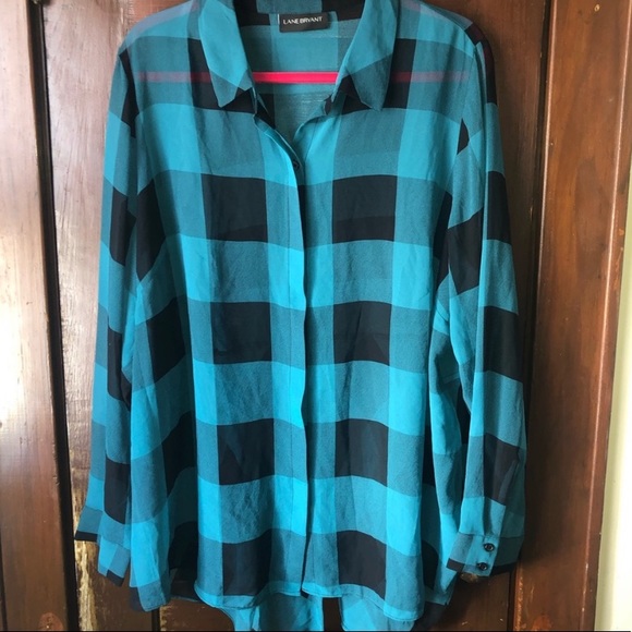 Lane Bryant Button Down Top 18/20 - Picture 4 of 7